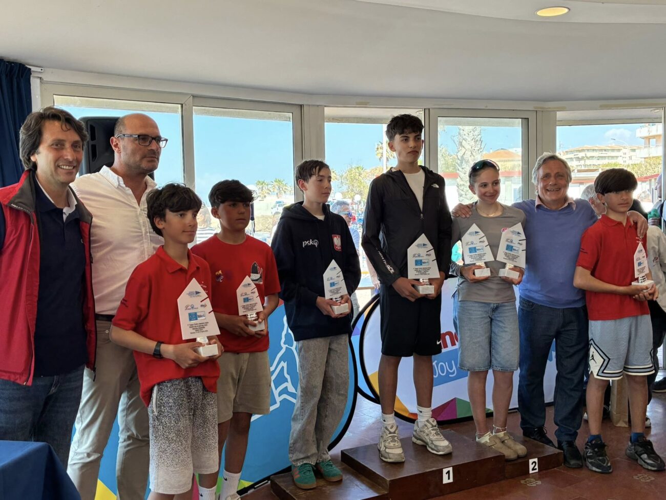 La Canottieri Marsala chiude la prima tappa del Trofeo Optimist Kinder Italia 2026