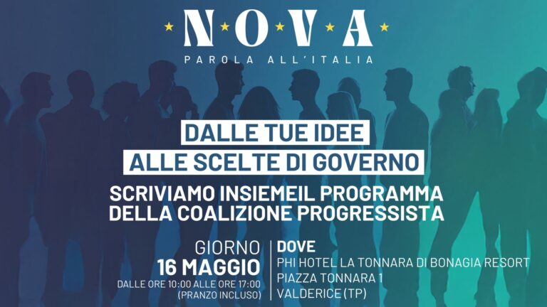 Valderice, il M5S lancia “NOVA”: confronto coi cittadini nell’iniziativa di Giuseppe Conte
