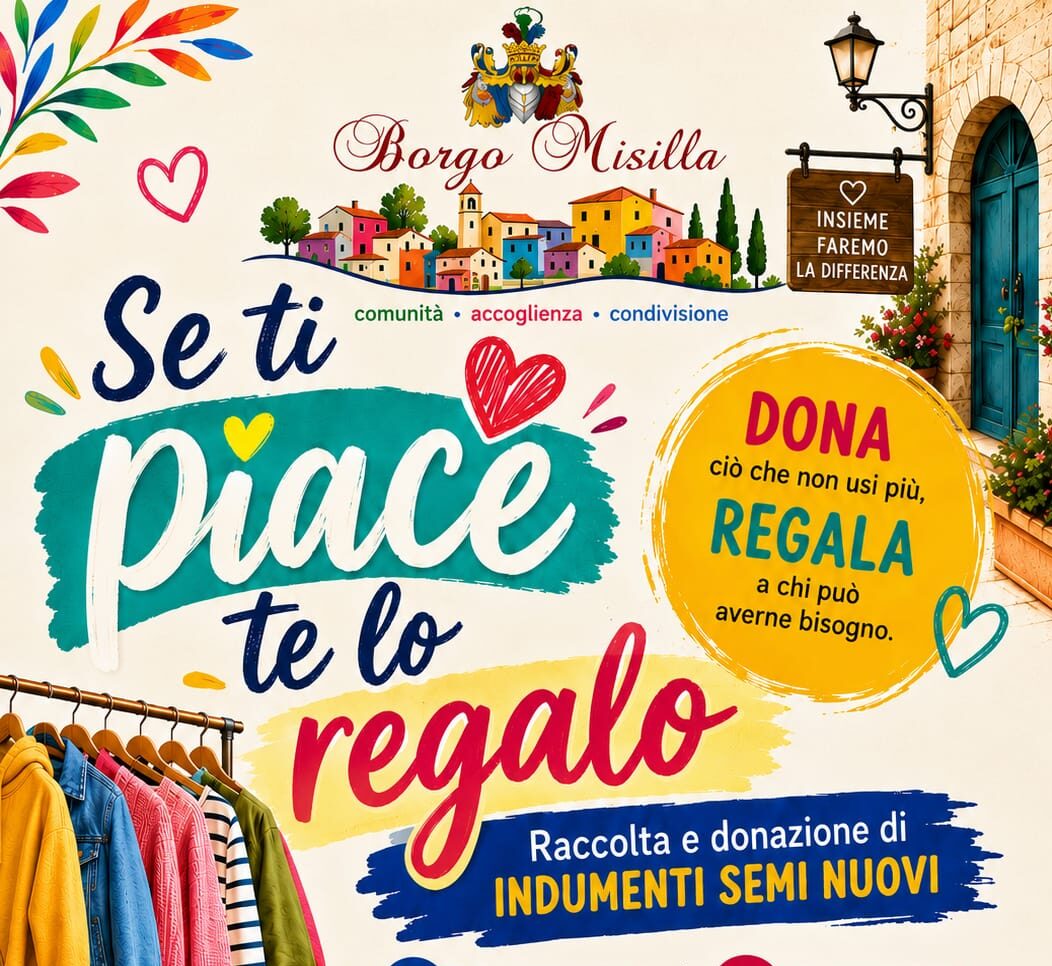 “Se ti piace te lo regalo”: nel Borgo marsalese di Misilla raccolta di indumenti
