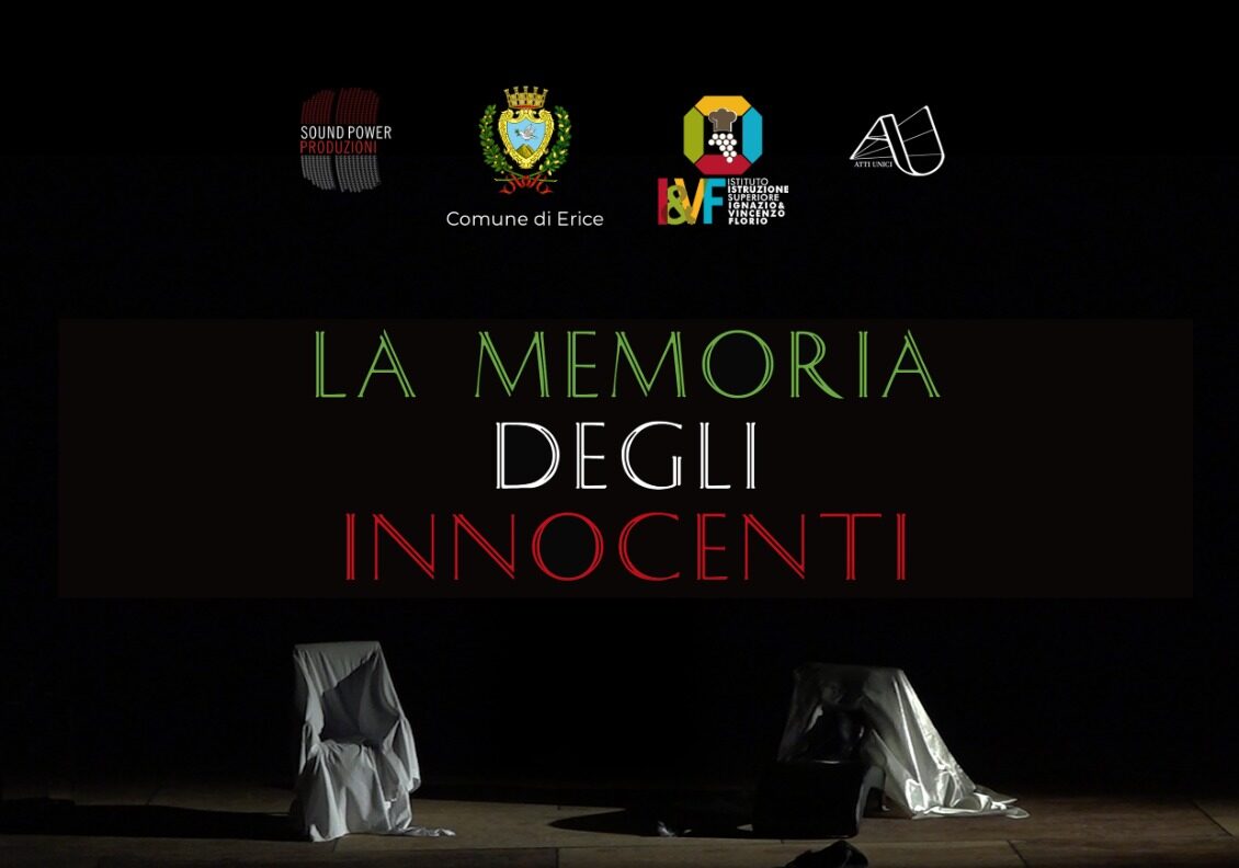 “La Memoria degli Innocenti”: teatro e impegno civile all’Auditorium Pagoto di Erice