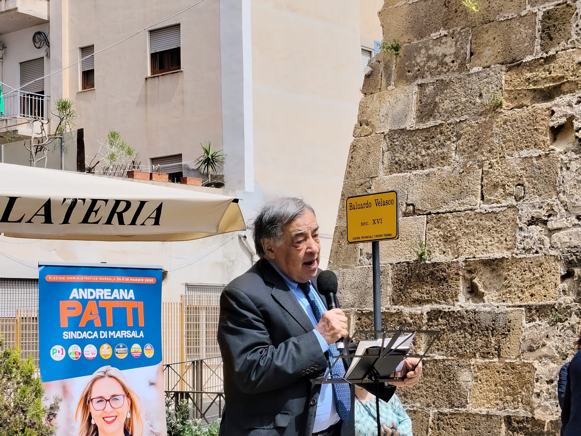 Orlando lancia la campagna elettorale di Andreana Patti: “Alternativi per dare a Marsala quello che merita” VIDEO