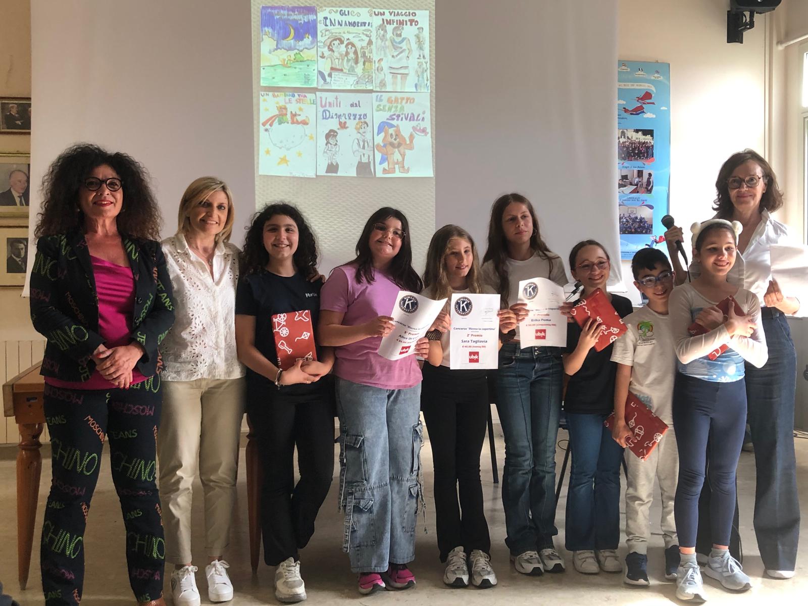 Kiwanis Club Erice premia 14 alunni del “Pascoli-De Stefano” sul tema libri e letture