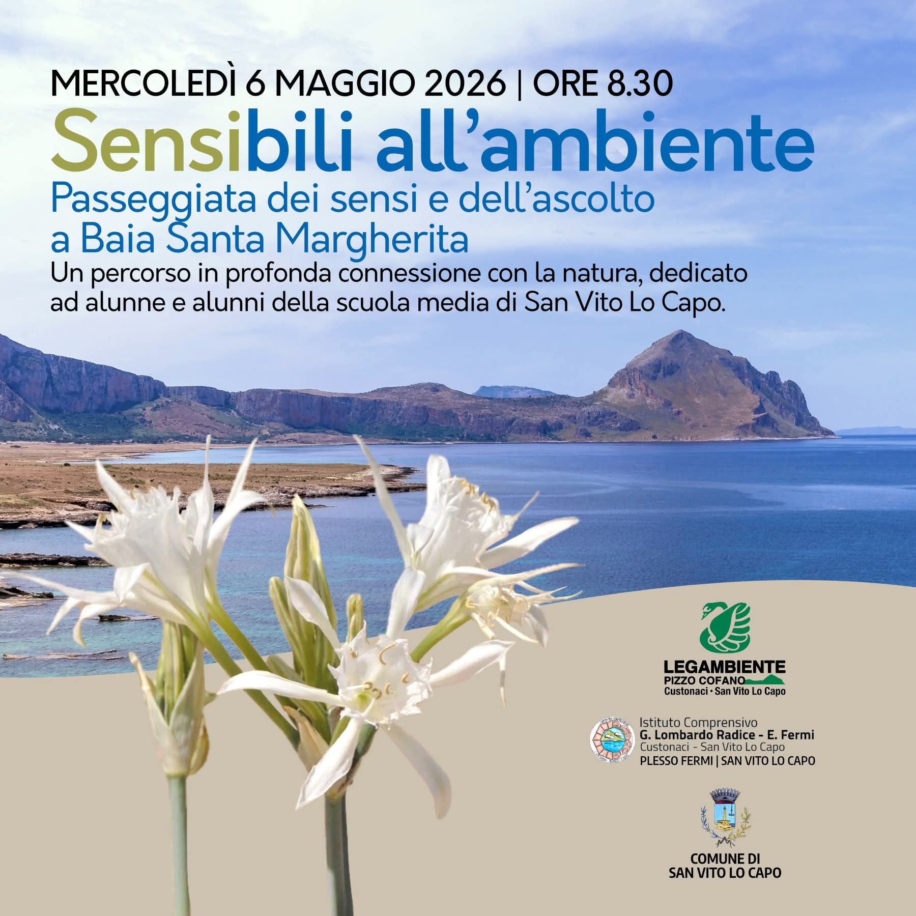 San Vito: studenti protagonisti della passeggiata “Sensibili all’ambiente”
