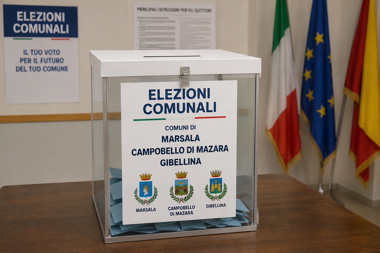 Marsala, Gibellina e Campobello di Mazara al voto: quali saranno i prossimi sindaci?