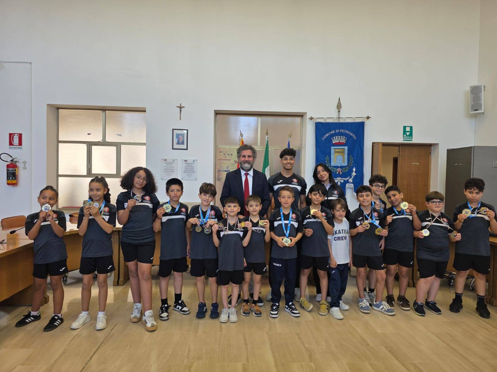 SportUp al Comune di Petrosino: atleti accolti in vista delle gare Taekwondo a Roma￼