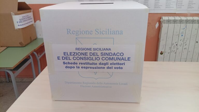 Ultimo dato affluenza: Marsala 62,58%, Campobello 55,78%, Gibellina 65,40%