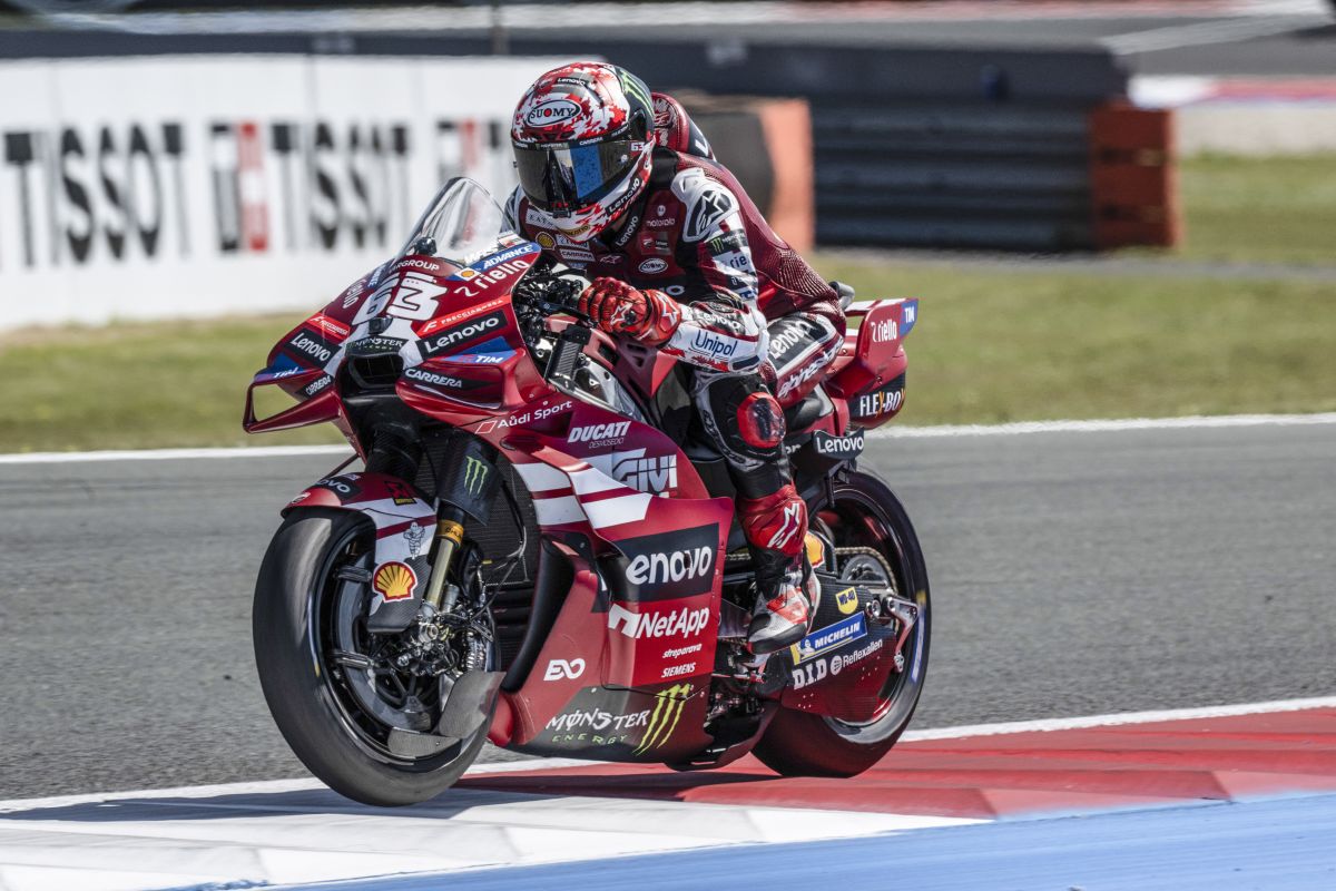 Bagnaia penalizzato ad Assen, passa da sesto a settimo nella Sprint