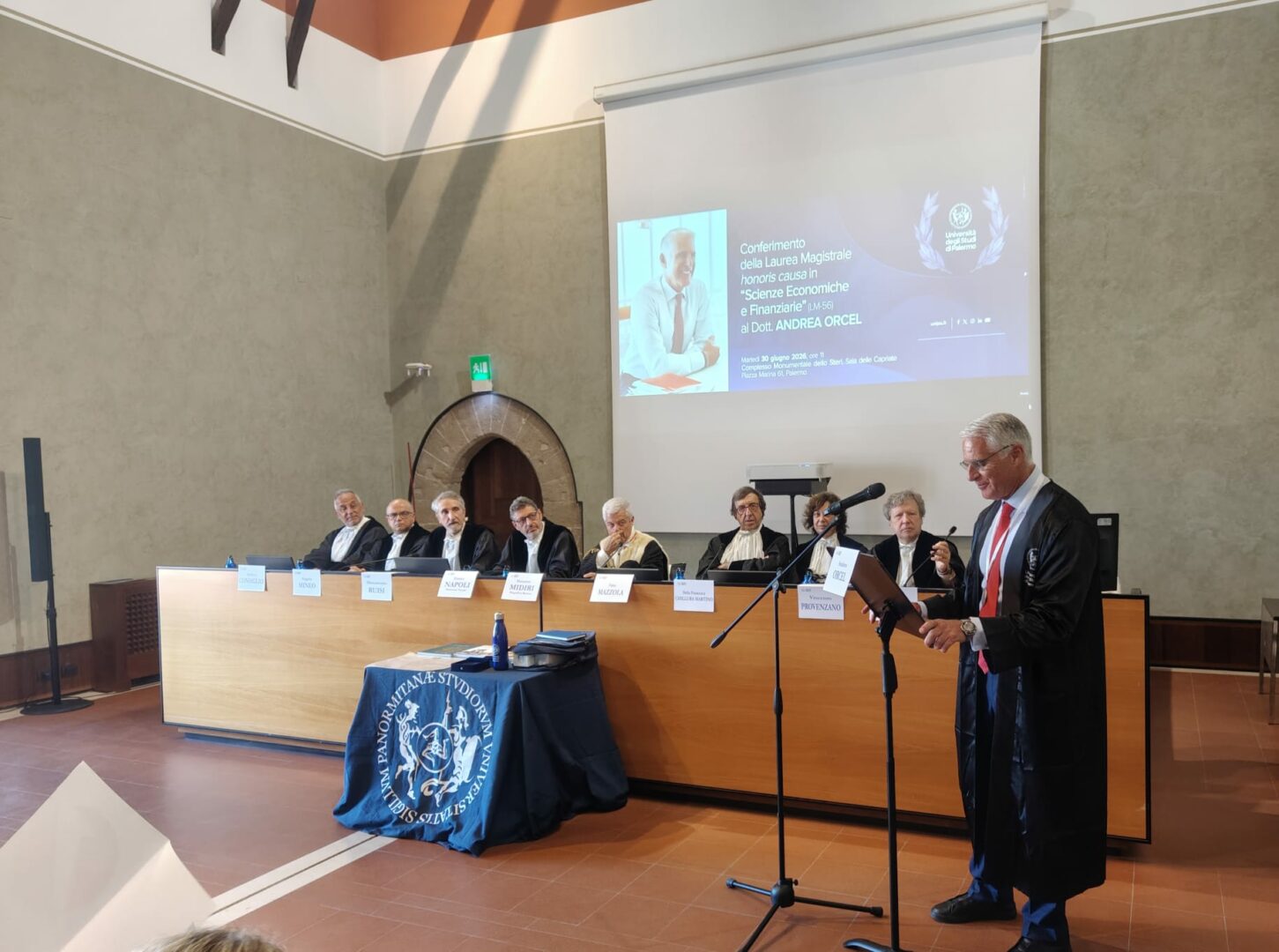 Università Palermo conferisce laurea honoris causa all’ad di Unicredit Orcel