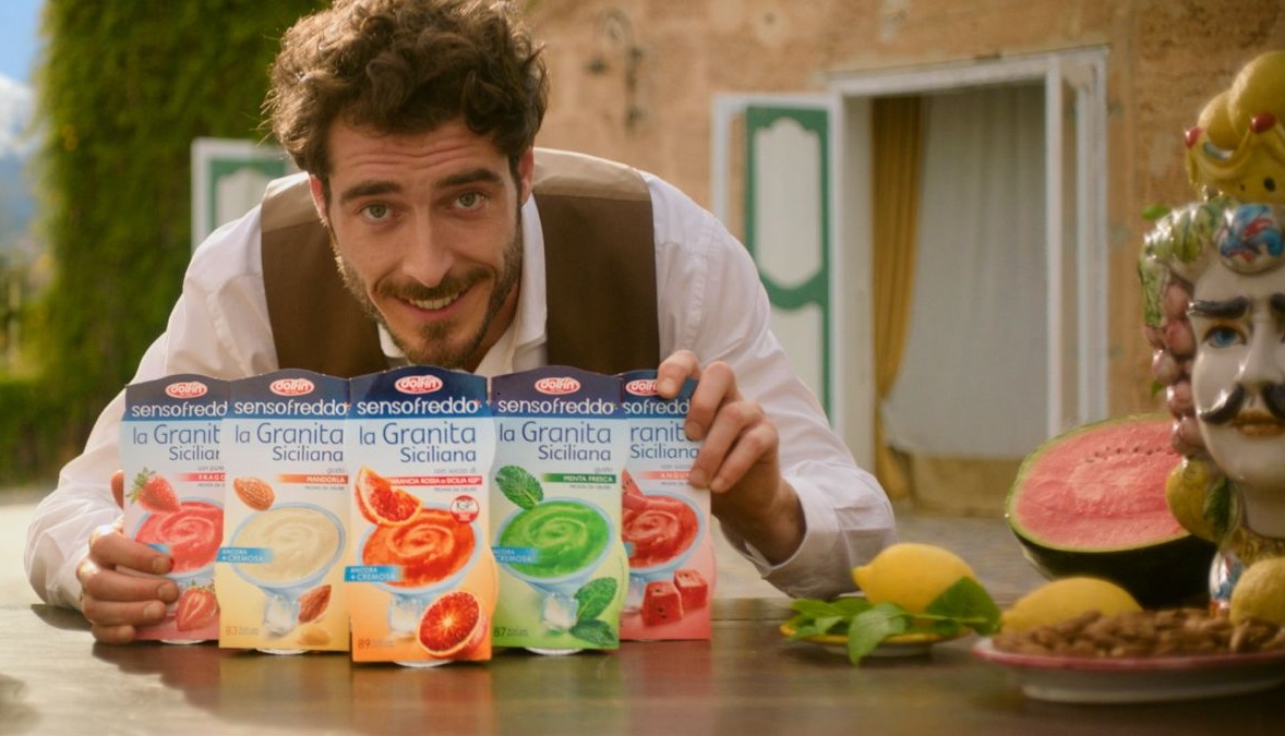Selinunte protagonista del nuovo spot Dolfin: le dune sfondo alla granita. VIDEO