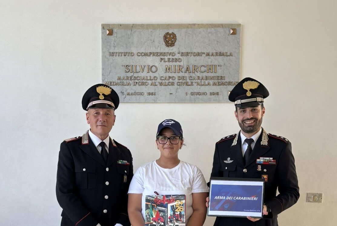 Studenti di Marsala e Mazara dedicano la tesina di terza media all’Arma dei Carabinieri