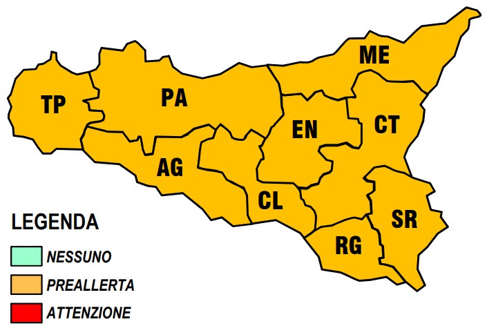 Caldo da bollino rosso a Palermo e Catania: l’anticiclone non molla la Sicilia