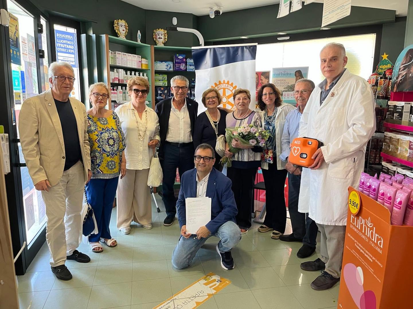 A Marsala donato un defibrillatore in memoria del professore Lisciotto