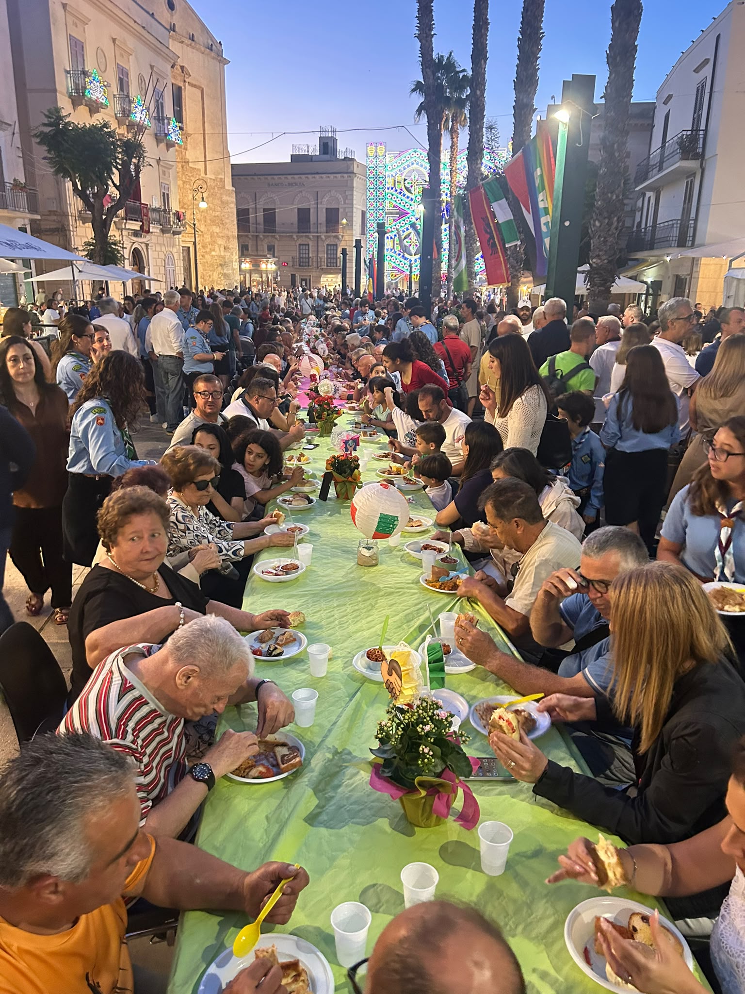 Integrazione e pace: grande partecipazione ad Alcamo per “La Tavula è Trazzera”