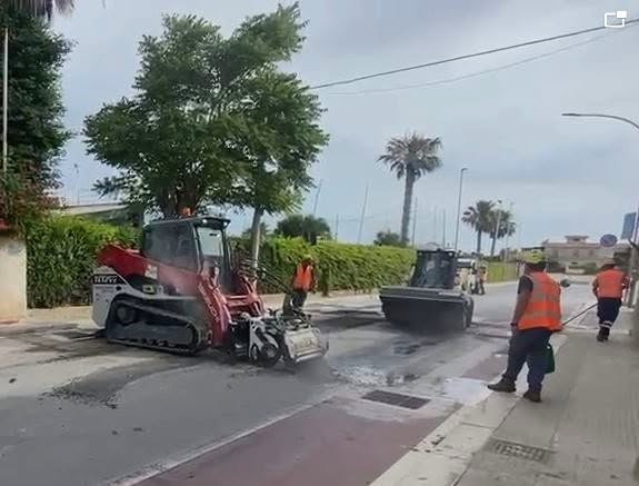 A Marsala lavori in corso per realizzare tre passaggi pedonali ‘rialzati’