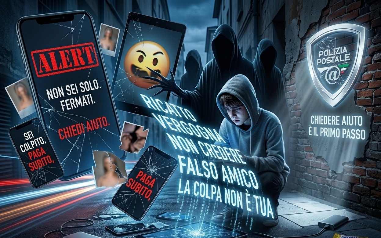 L’illusione dello specchio: la trappola del ricatto sessuale online