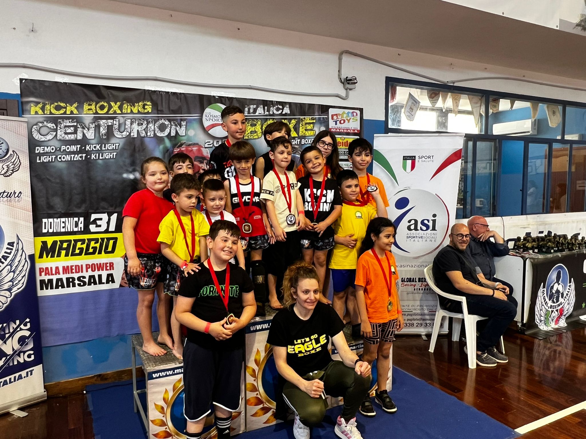 kickboxing, la marsalese Trinacria conquista diversi podi