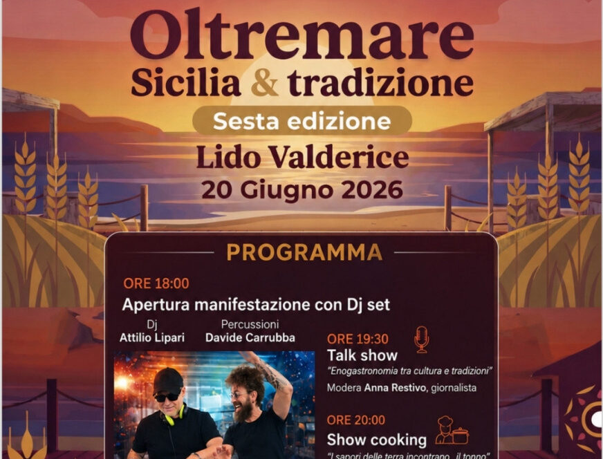 Oltremare 2026, a Lido Valderice festa di sapori e tradizioni