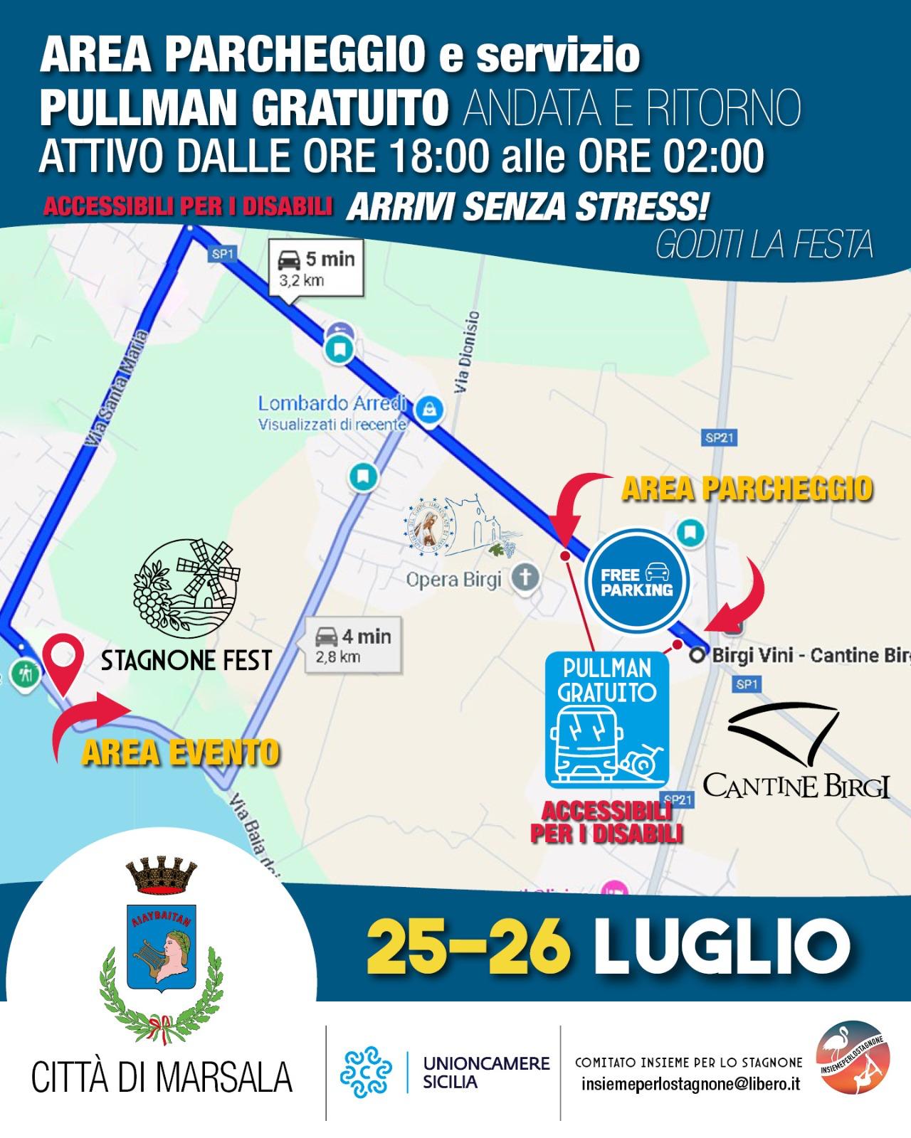 Stagnone Fest a Marsala, modifiche alla circolazione veicolare