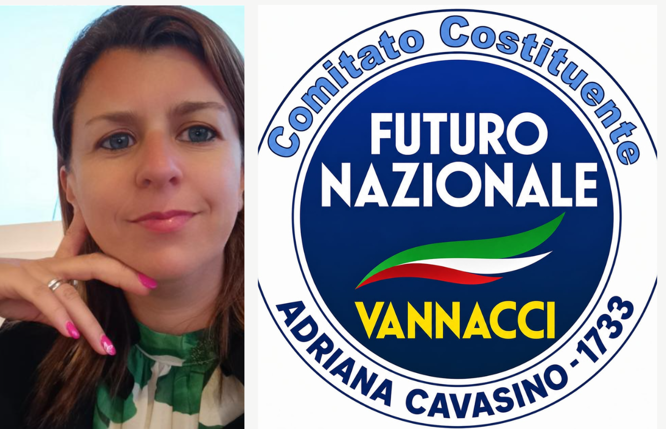 Adriana Cavasino coordinatrice del Comitato 1733 di Futuro Nazionale