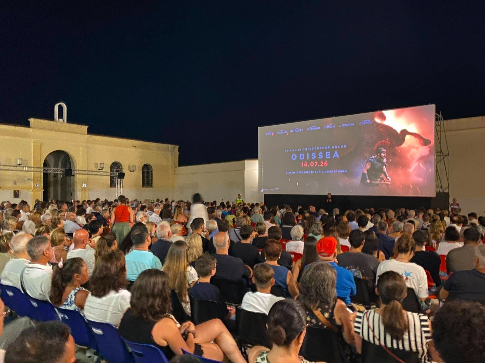 Favignana, oltre 5.000 spettatori in dieci giorni per il film “L’Odissea”