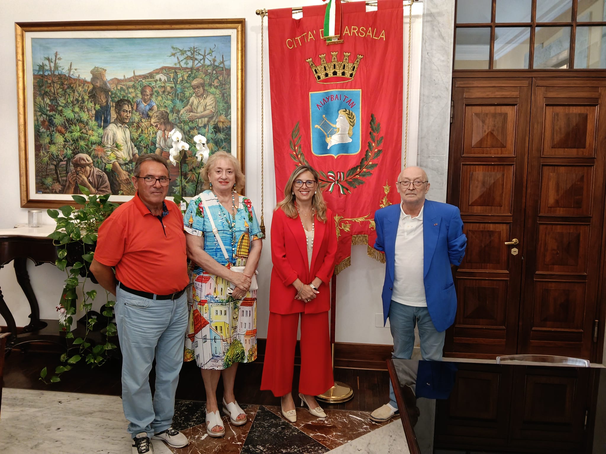 Delegazione dell’Anpi Marsala ricevuta dalla sindaca Patti