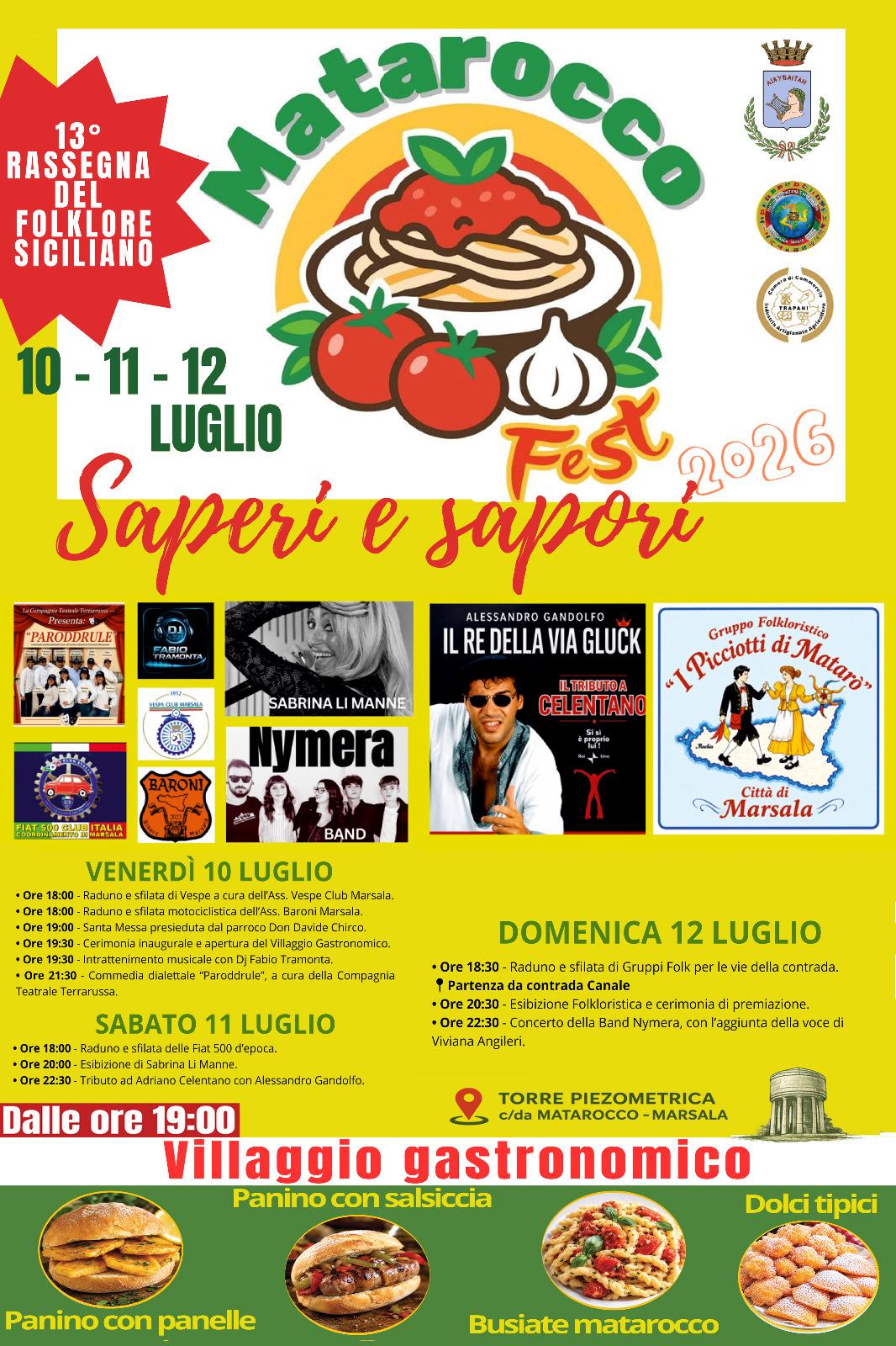Marsala, si presenta il tradizionale MataroccoFest