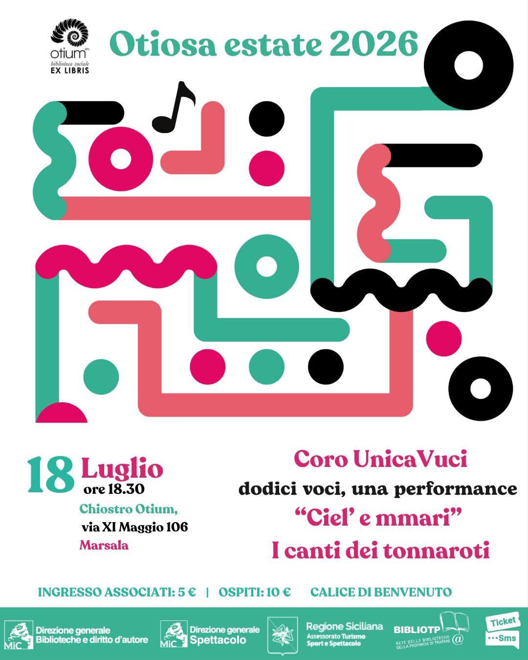 Otiosa estate… marsalese. Tutti gli eventi al Chiostro