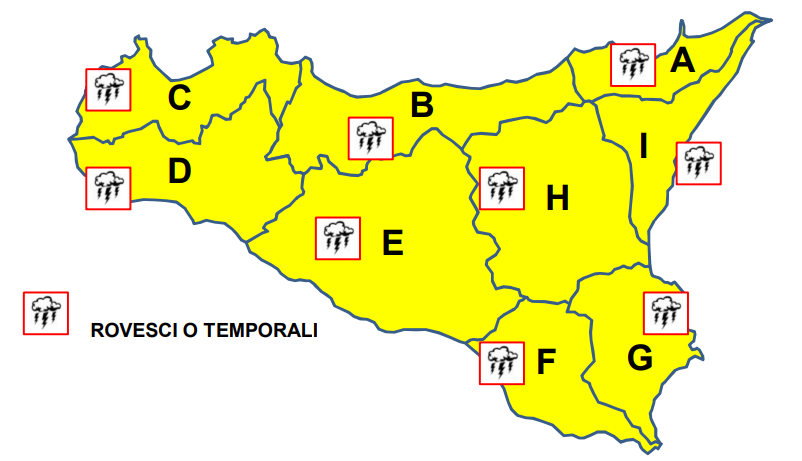 La morsa del caldo non lascia la Sicilia. Ma nelle prossime 24 ore potrebbe anche piovere