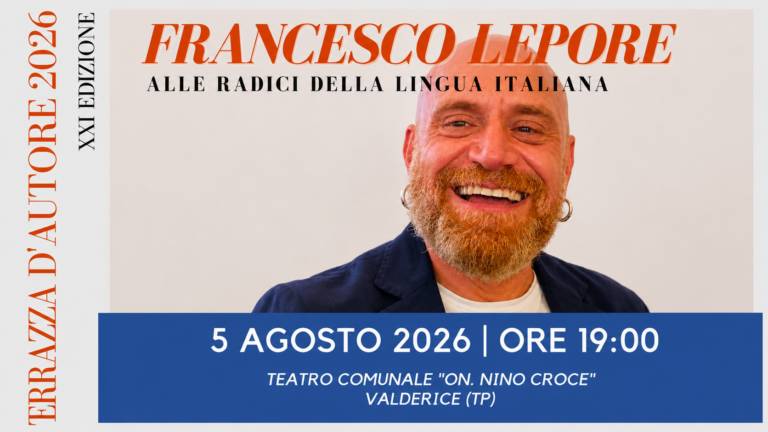 Terrazza d’Autore: a Valderice il libro di Francesco Lepore