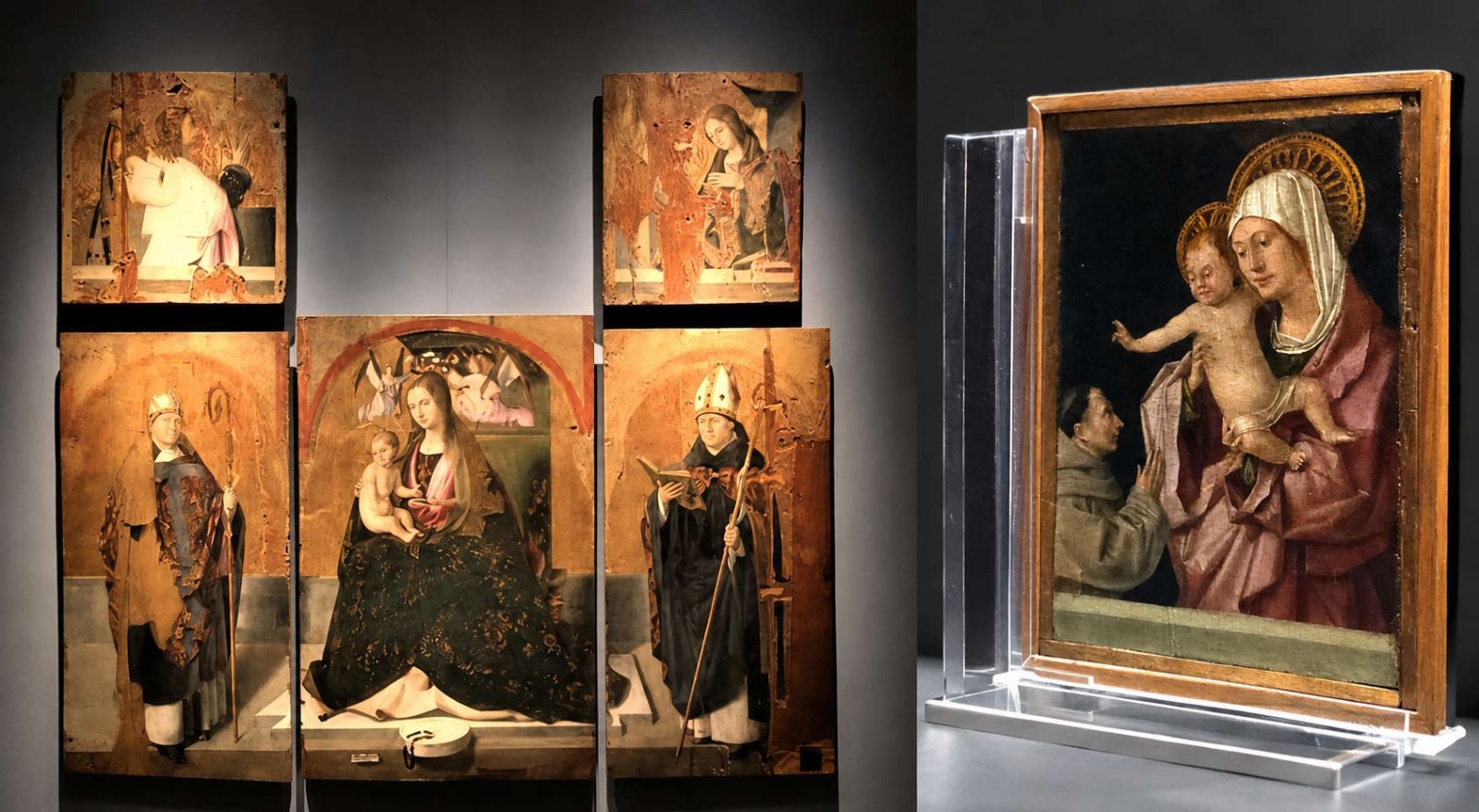 Furto al MuMe di Messina, rubate quattro opere attribuite ad Antonello. Due tavole del Polittico ritrovate in strada