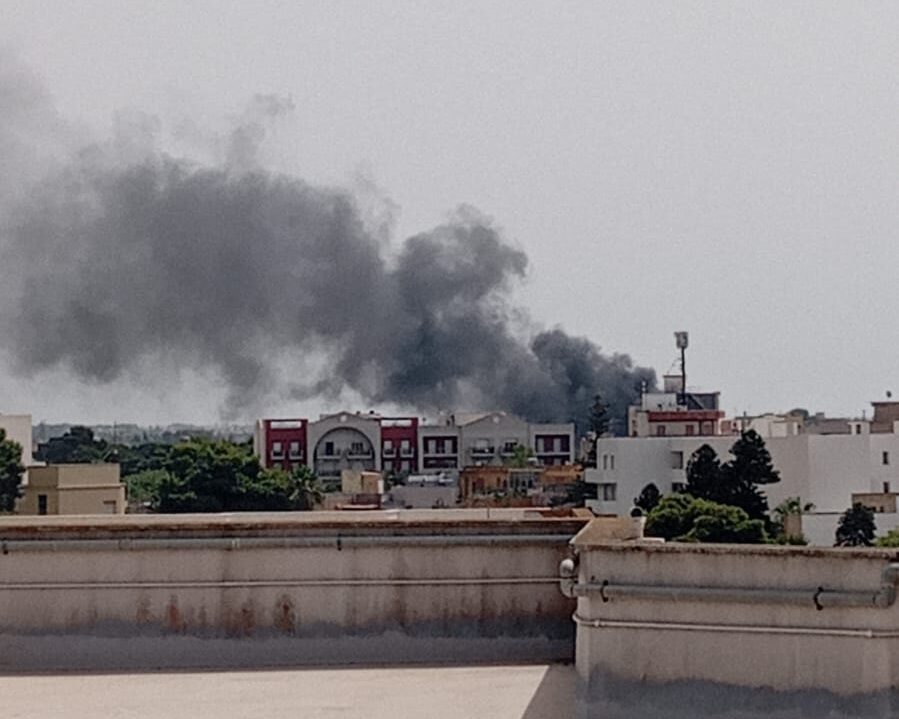Marsala: incendi presso la ditta Casano Vini e accanto allo Scorrimento Veloce