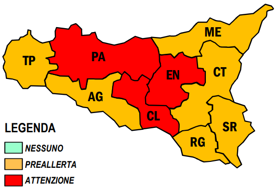 Ondate di calore e rischio incendi: allerta rossa e arancione in Sicilia. Codacons: “Si valuti lo stato di emergenza”