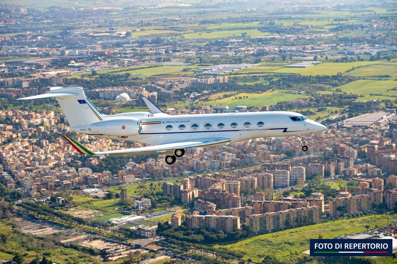 Volo sanitario d’urgenza dell’Aeronautica Militare da Lampedusa a Palermo per un 58enne in pericolo di vita