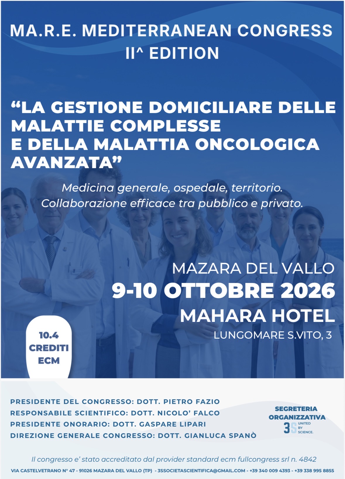 Ma.R.E. Mediterranean Congress, si parla di sanità e gestione domiciliare a Mazara