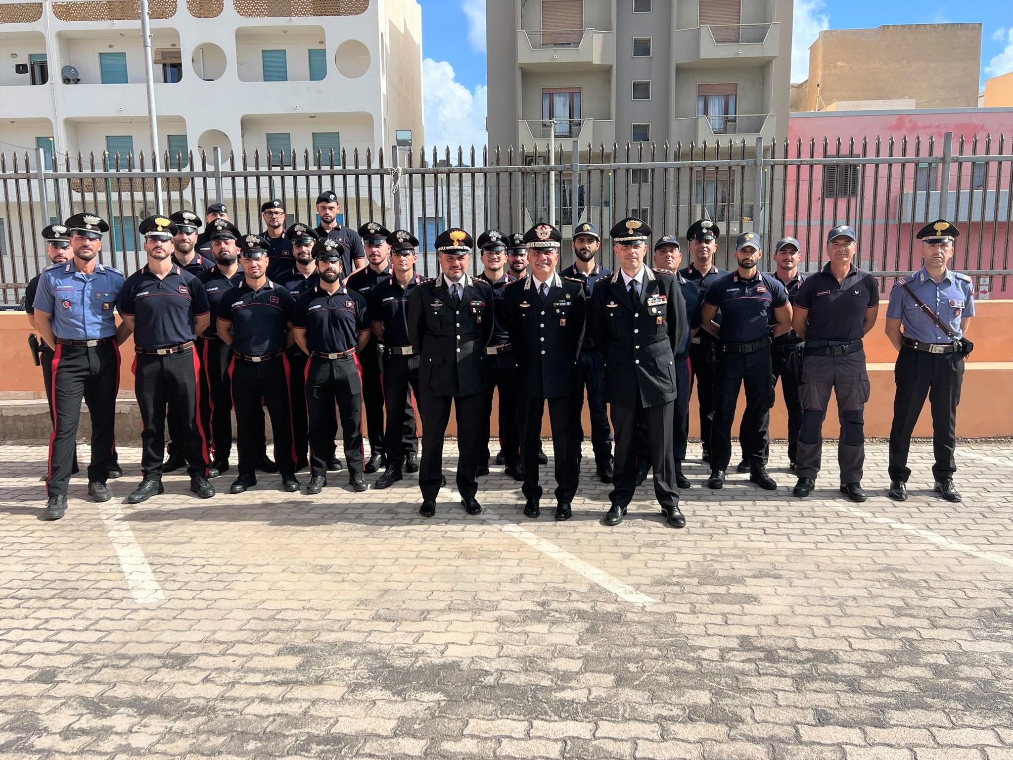 A Pantelleria e San Vito in visita il Generale Del Monaco: elogio ai Carabinieri