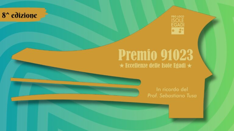 Il 10 settembre torna il Premio 91023 che valorizza le eccellenze egadine