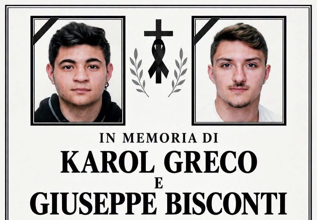 Lutto Monte Erice, l’ultimo saluto a Karol Greco e Giuseppe Bisconti