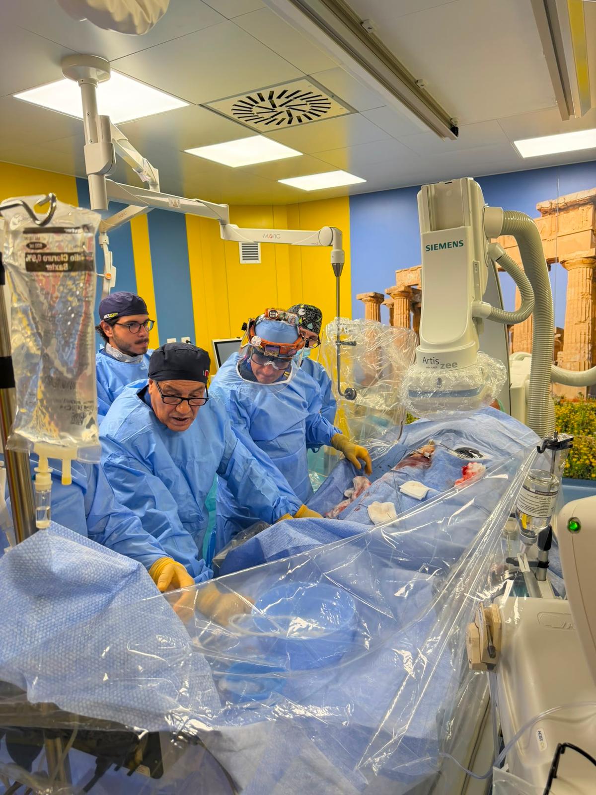 All’ospedale di Castelvetrano primo intervento innovativo in ambito cardiologico