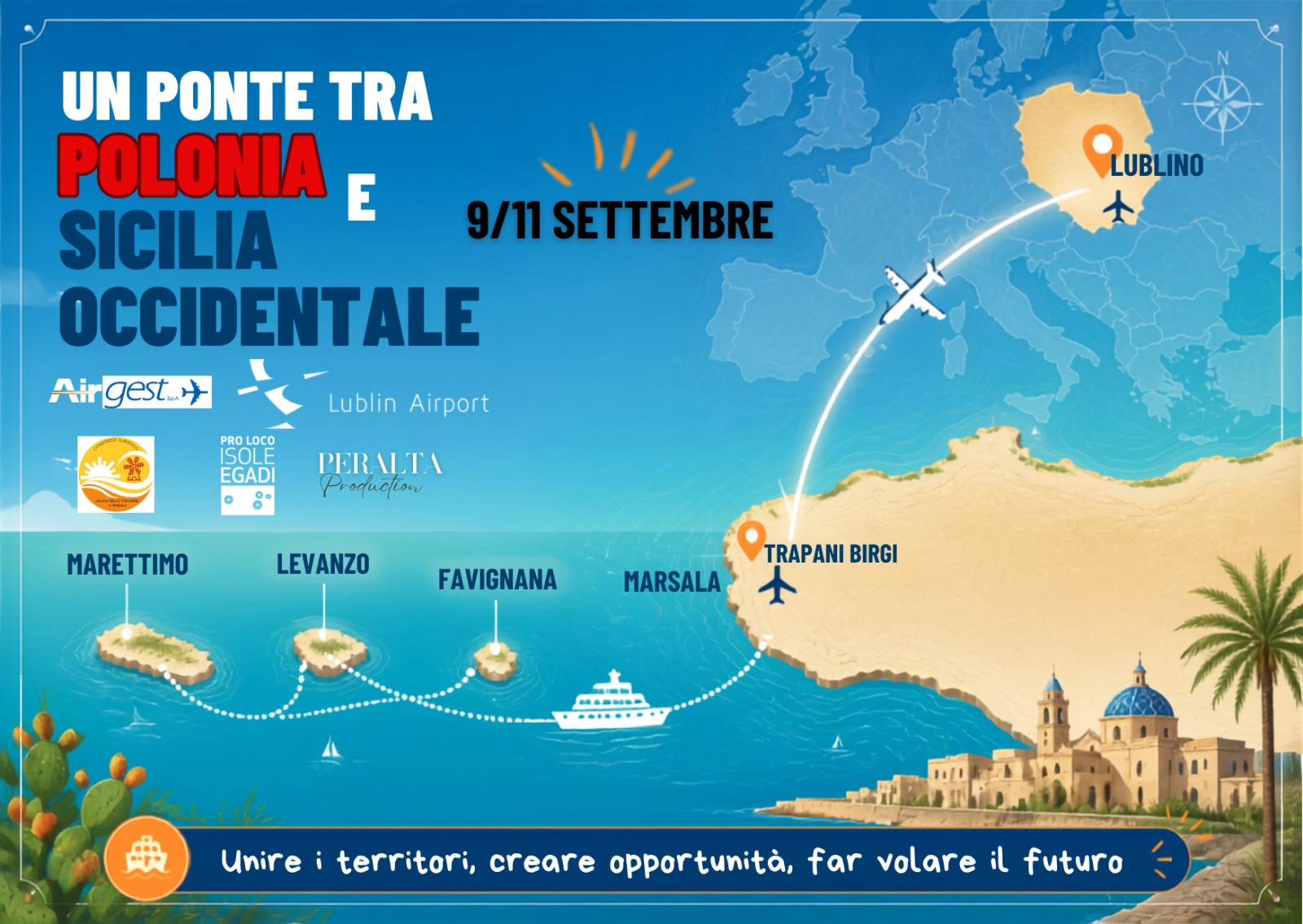 Da Lublino a Marsala e alle Egadi, la rotta per Birgi è molto più che un volo