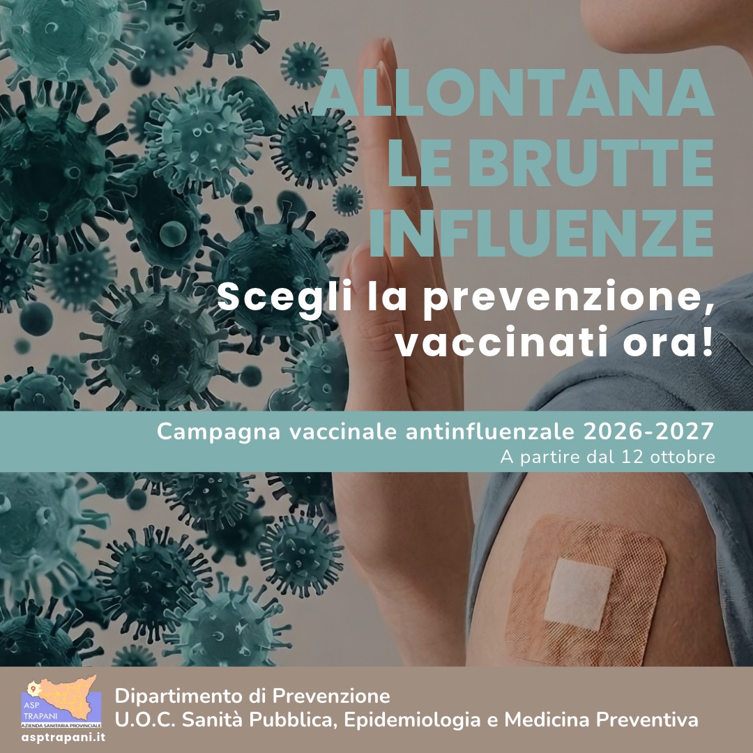 Al via la campagna vaccinale antinfluenzale dell’ASP di Trapani
